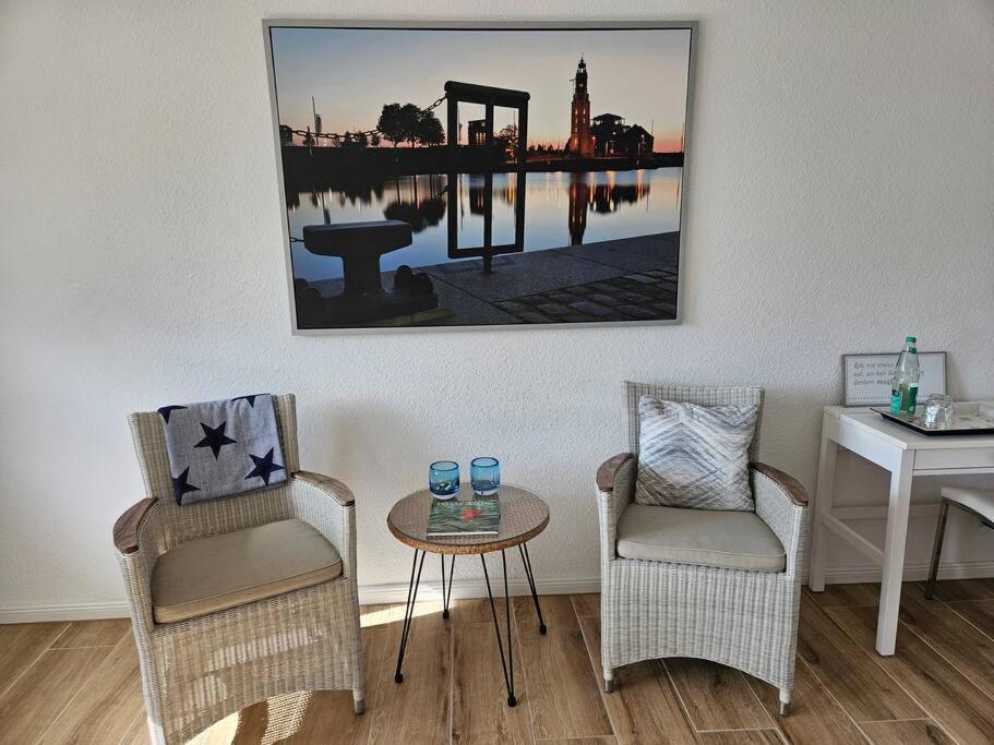Ferienwohnung Geesteufer เบรเมอร์ฮาเฟิน ภายนอก รูปภาพ