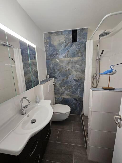 Ferienwohnung Geesteufer เบรเมอร์ฮาเฟิน ภายนอก รูปภาพ